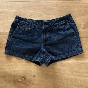 LOFT Dark Blue Jean Shorts